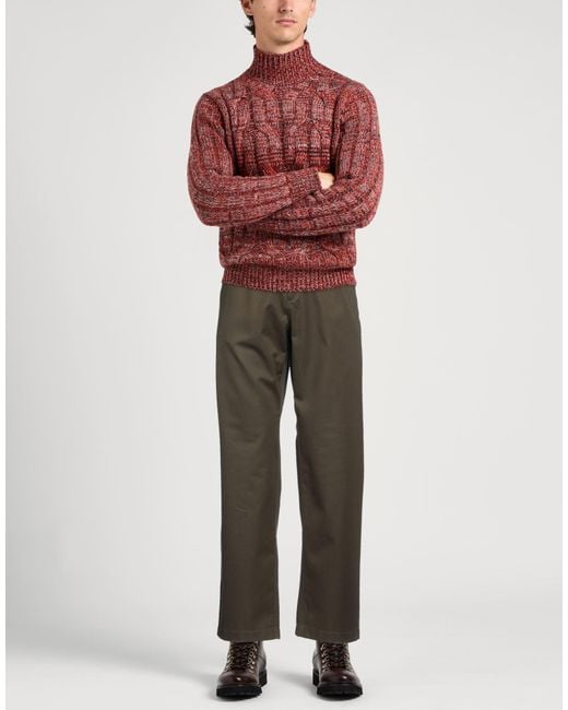 Maison Kitsuné Gray Pants Cotton for men