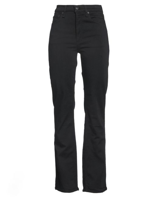 Rag & Bone Black Jeans Viscose, Cotton, Lyocell, Polyester, Elastane