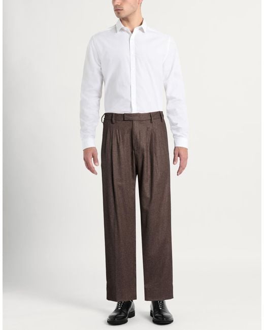 Briglia 1949 Brown Racconta La Sartoria Pants Wool, Polyamide, Cashmere, Elastane for men