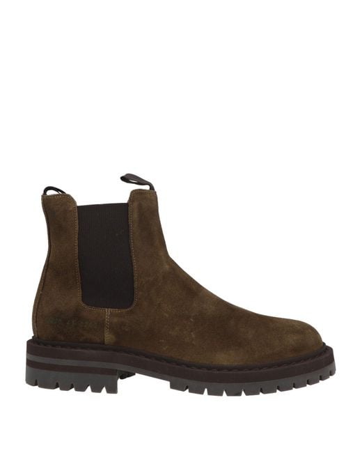 Botines de caña alta Common Projects de hombre de color Brown
