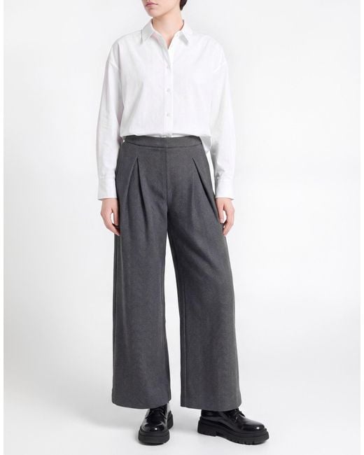 Deha Gray Charcoal Pants Polyester, Cotton, Polyamide, Elastane