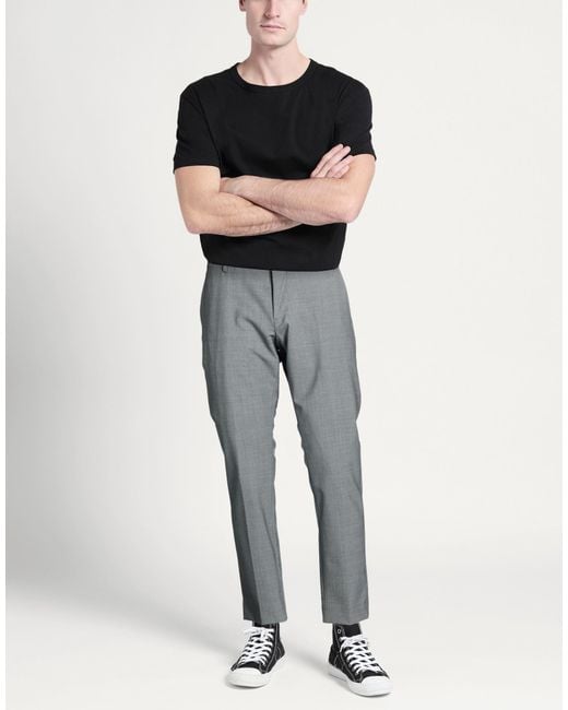 Daniele Alessandrini Gray Trouser for men