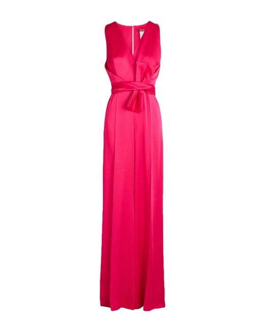 Max Mara Pink Fuchsia Jumpsuit Acetate, Viscose
