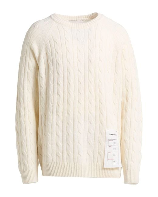 Amaranto White Sweaters for men