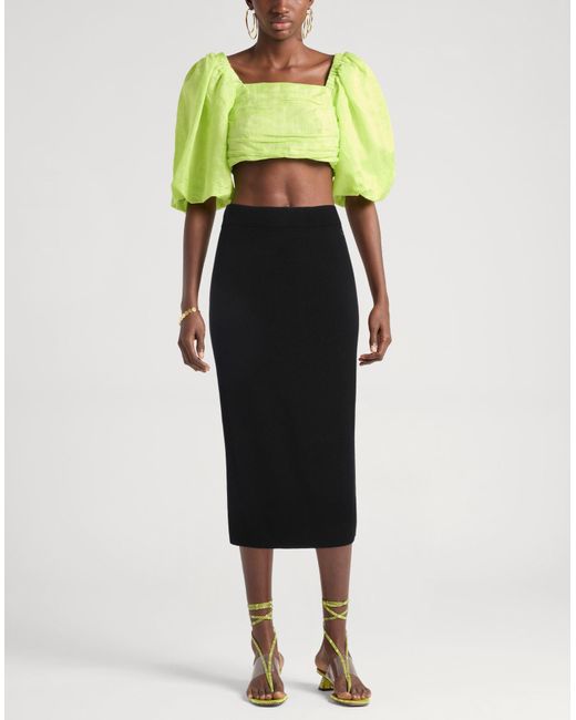 Twinset Black Midi Skirt