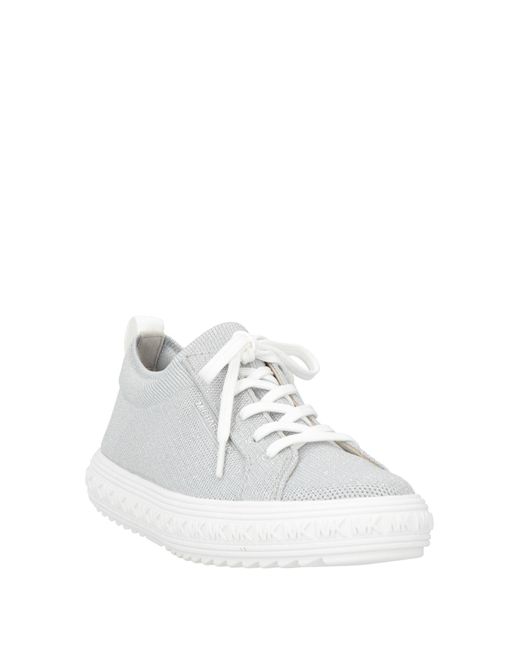 MICHAEL Michael Kors White Sneakers Textile Fibers
