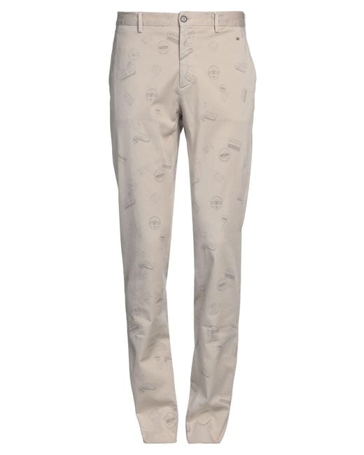 MARCIANO BY GUESS Gray Pants Cotton, Elastane for men
