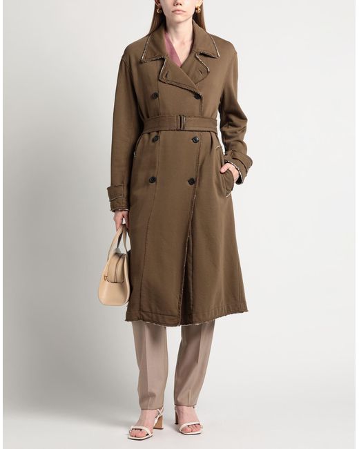 Dries Van Noten Brown Overcoat & Trench Coat