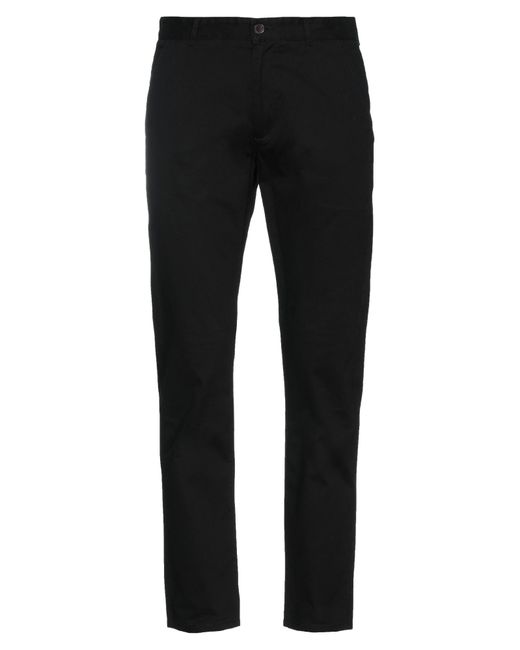 Farah Cotton Trouser in Black for Men | Lyst