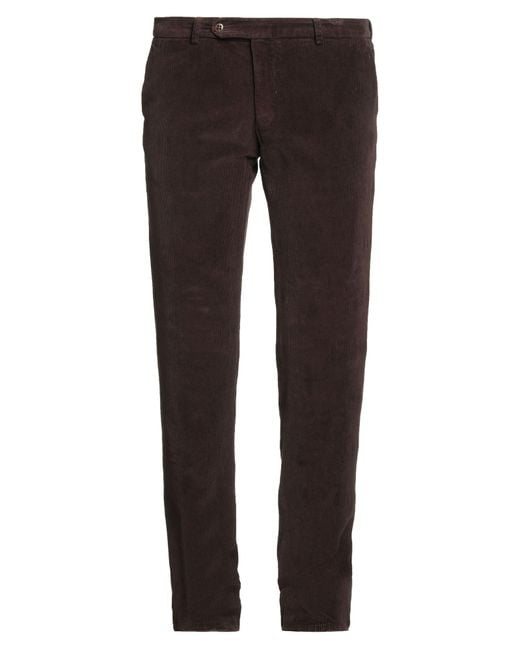 Boglioli Gray Pants Cotton, Elastane for men