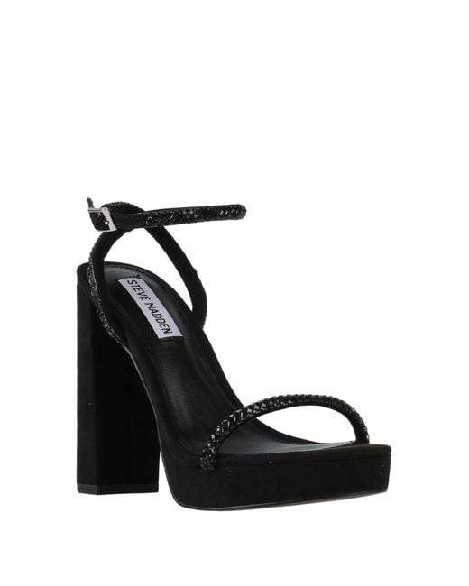 Steve Madden Black Sandals