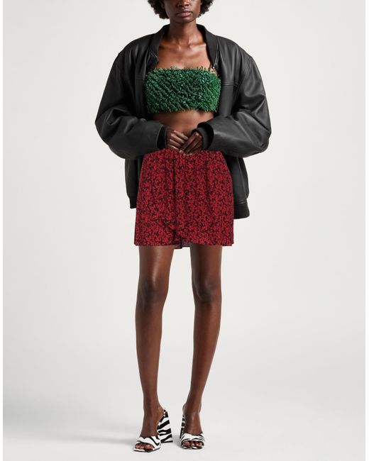 Zadig & Voltaire Red Mini Skirt