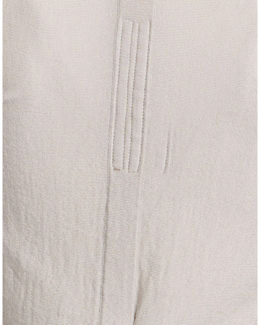Rick Owens White Wrap Cardigans