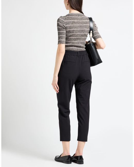 Brunello Cucinelli Black Pants Virgin Wool, Polyamide, Elastane