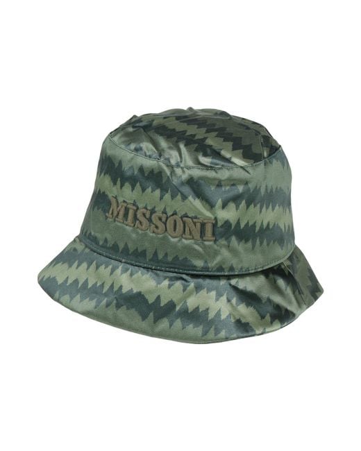 Missoni Green Hat Polyamide