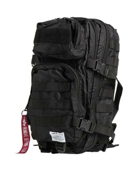 Alpha Industries Black Rucksack for men