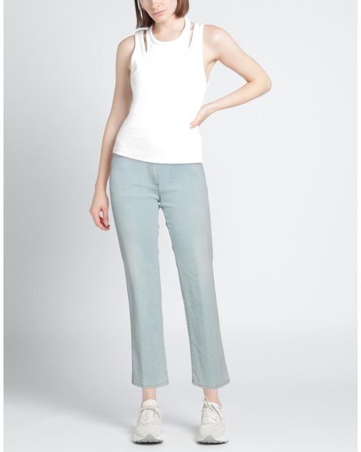 Peserico Blue Jeans Cotton, Polyester, Elastane