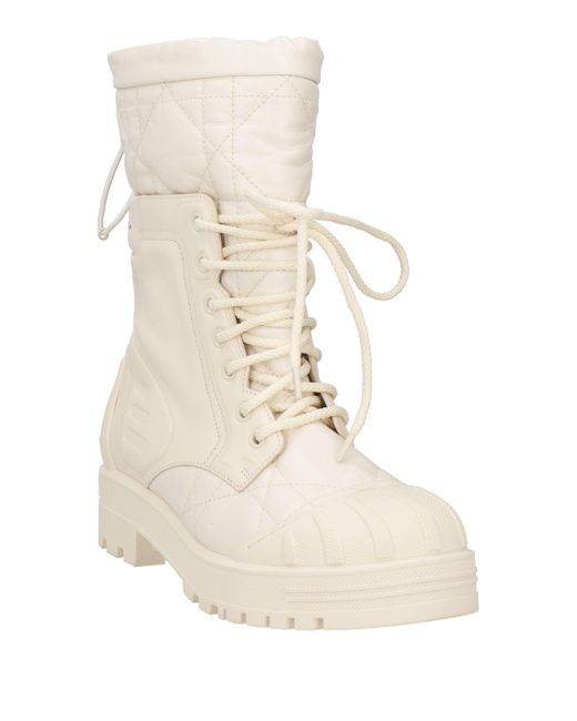 Dior White Stiefelette