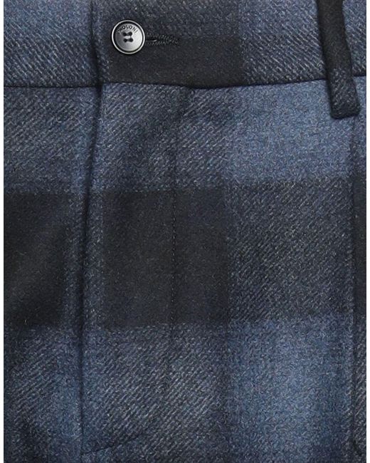 Paoloni Blue Pants for men