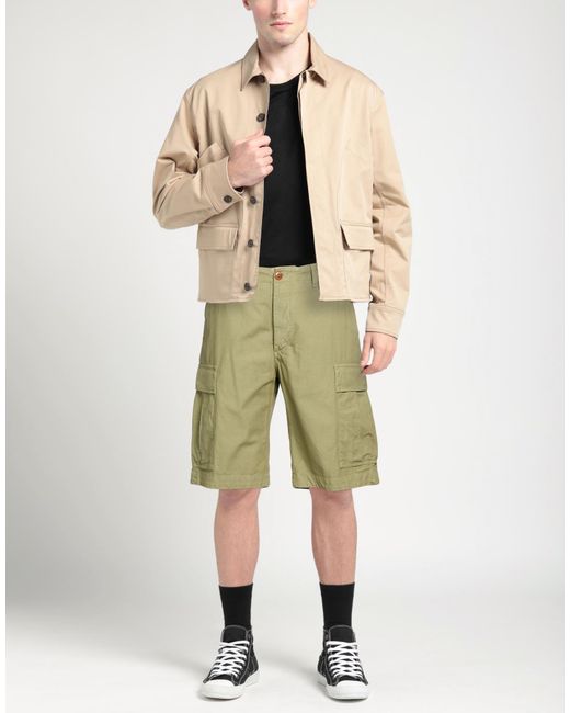 Tela Genova Green Shorts & Bermuda Shorts Cotton for men