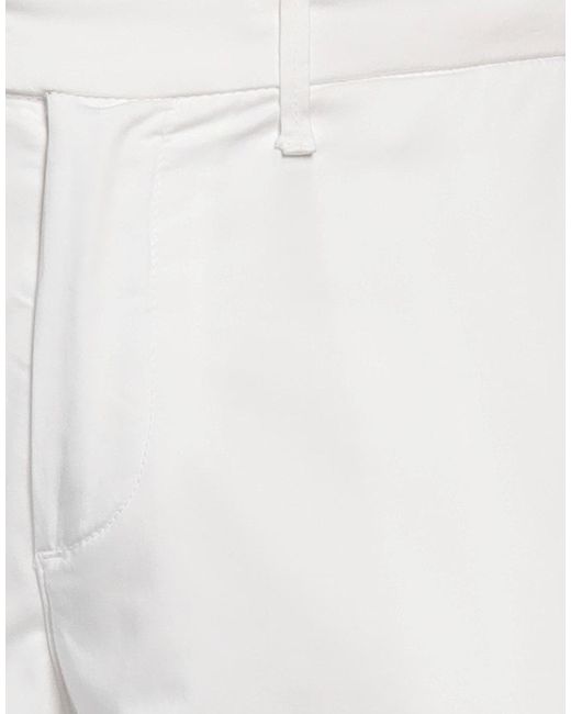 0/zero Construction White Pants Cotton, Elastane for men