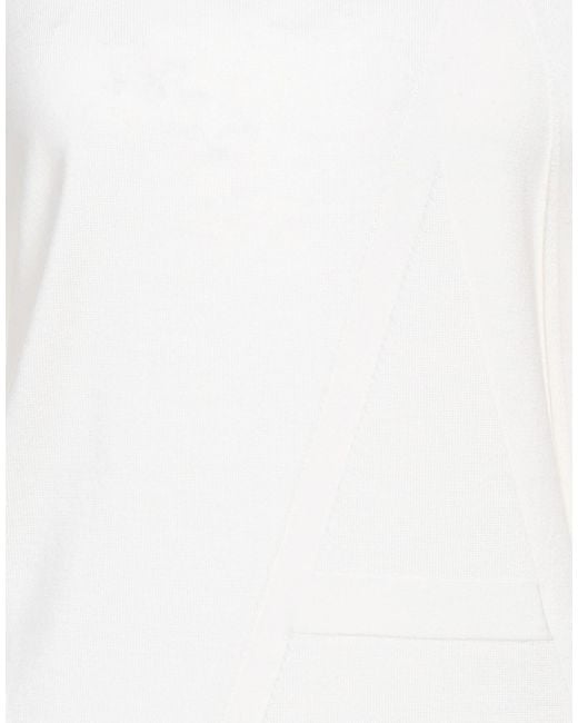 ARMANI EXCHANGE White Sweater Virgin Wool, Wool, Elastane, Polyamide