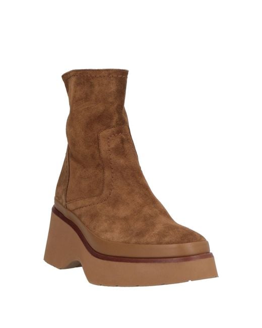 Pons Quintana Brown Ankle Boots Leather