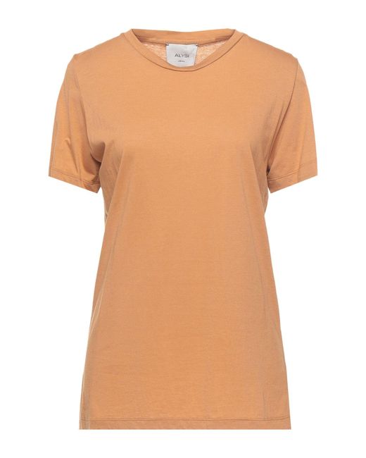 Alysi Orange T-Shirt Modal, Cotton