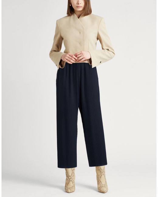 Max Mara Blue Leisure Pants Polyester
