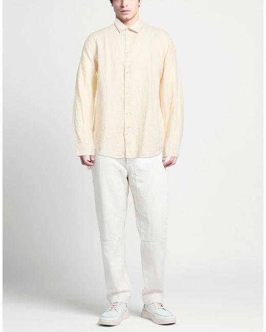 NN07 White Shirt Linen for men