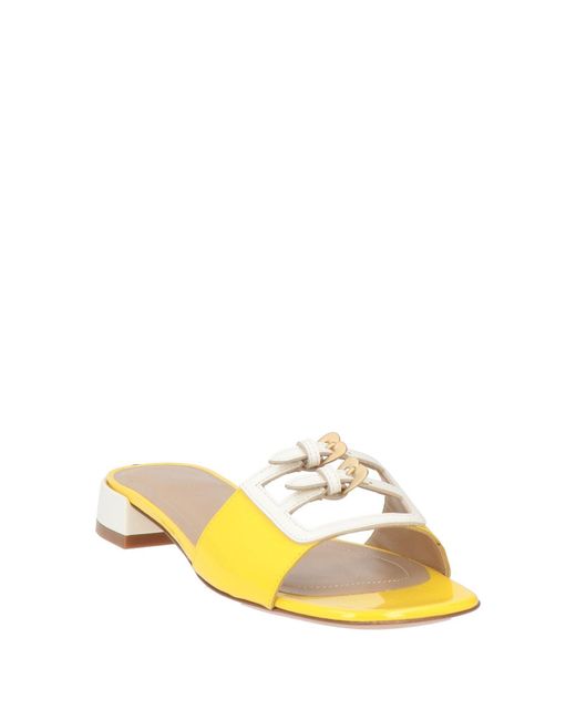 A.Bocca Yellow Sandals Leather