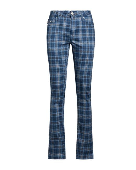 Tramarossa Blue Pants Cotton, Polyester, Elastane for men