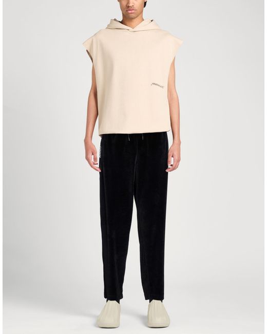 EA7 Black Pants Cotton, Polyester for men