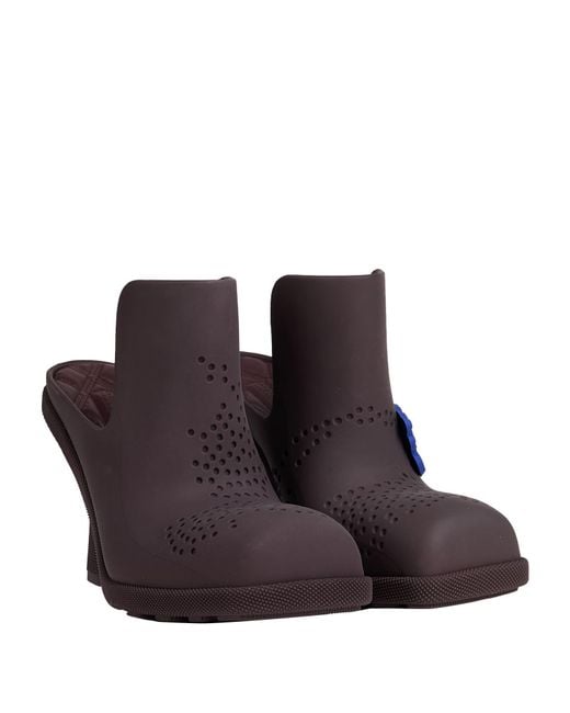 Burberry Purple Mules & Clogs Rubber
