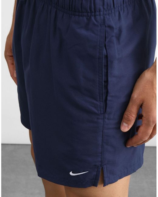 blue nike swim trunks