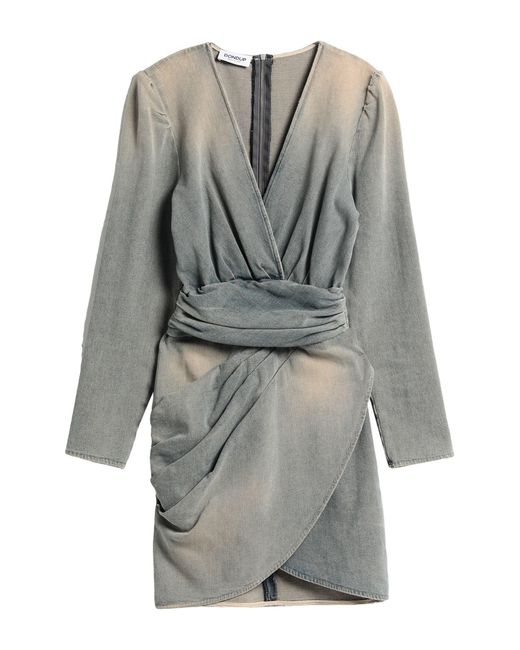 Dondup Gray Mini-Kleid