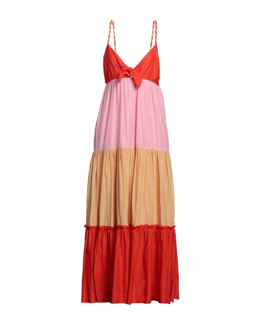 chinese dress ladies Abstract Sun Printed Crinkle Maxi Dress  Scotch & Soda