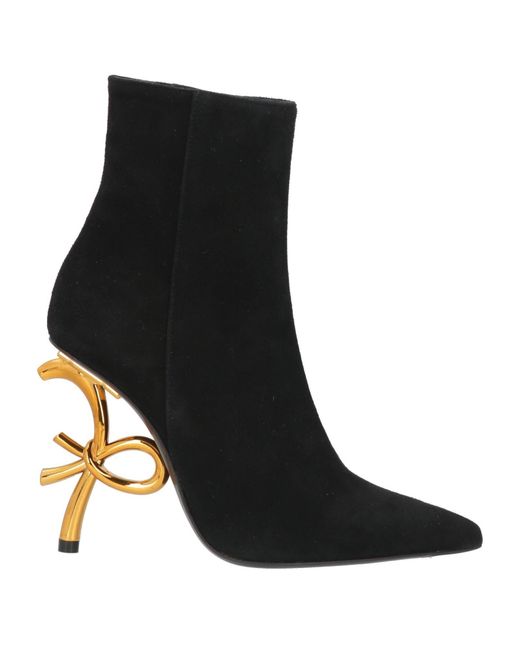 Roberto Festa Black Ankle Boots Leather