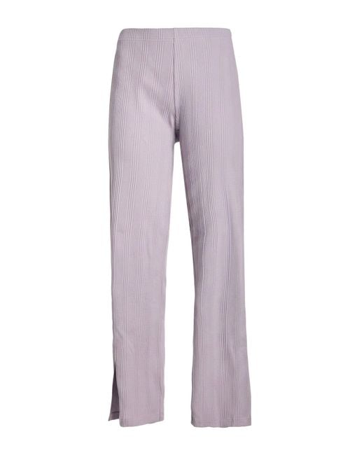 Calvin Klein Purple Pants Cotton, Elastane