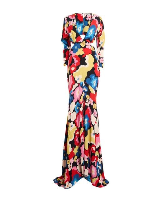 Sisters Red Maxi Dress Viscose
