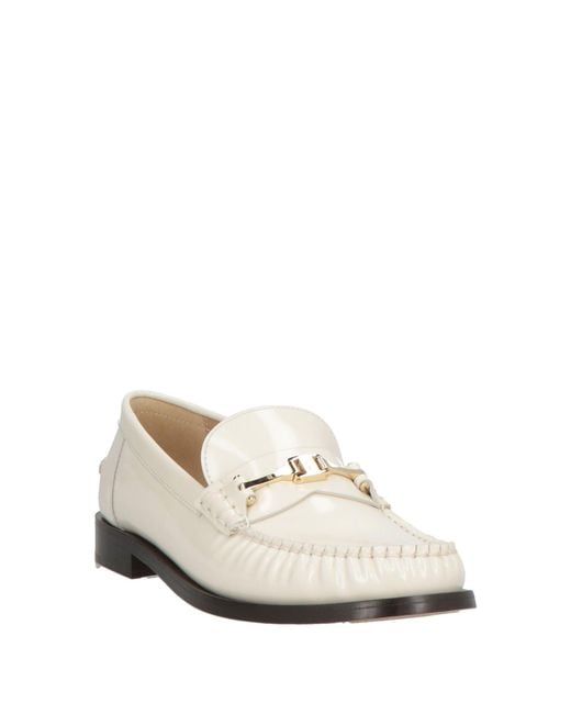 Ferragamo White Mokassin