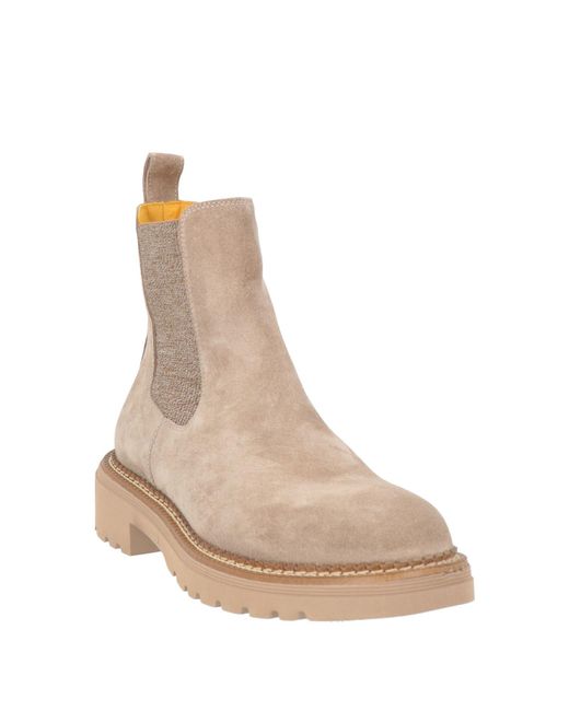 Mara Bini Natural Ankle Boots Leather