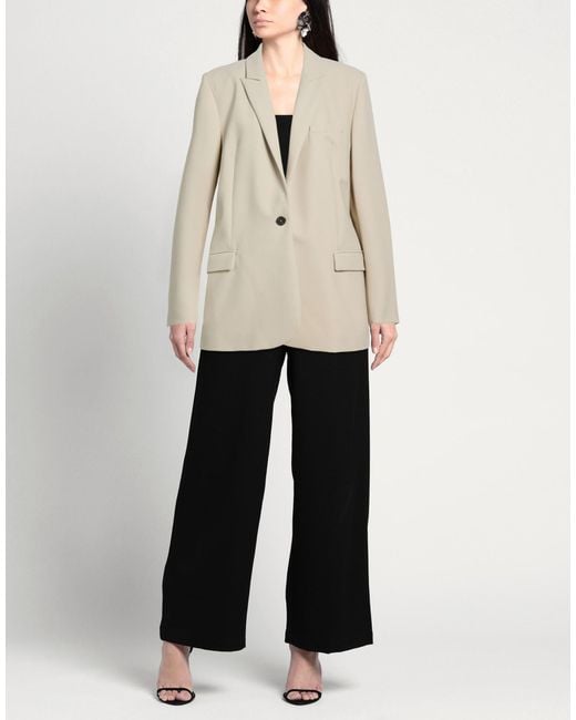 IRO Natural Cream Blazer Polyester, Wool, Elastane