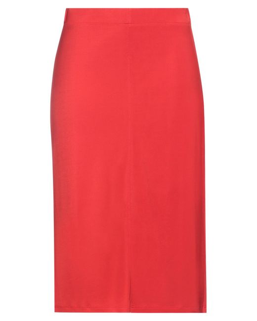 Filippa K Red Midi Skirt