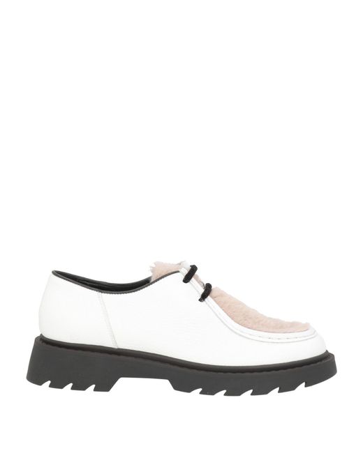 MAZE SHOES White Lace-Up Shoes