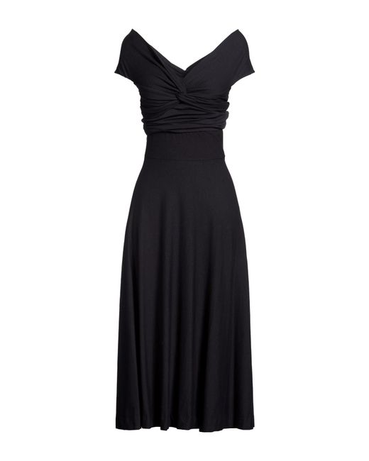 Dorothee Schumacher Black Midi Dresses
