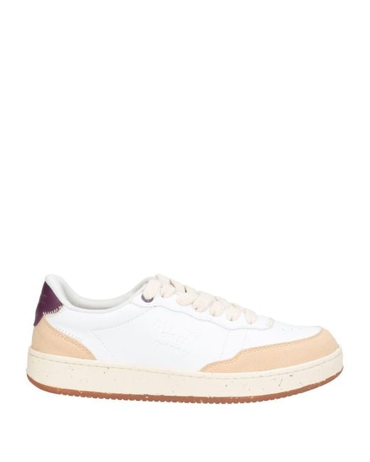 Acbc White Sneakers Textile Fibers