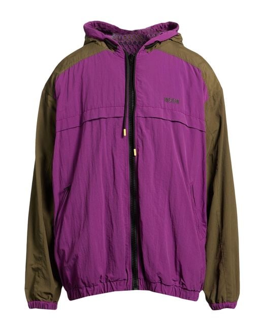 MSGM Purple Jackets for men