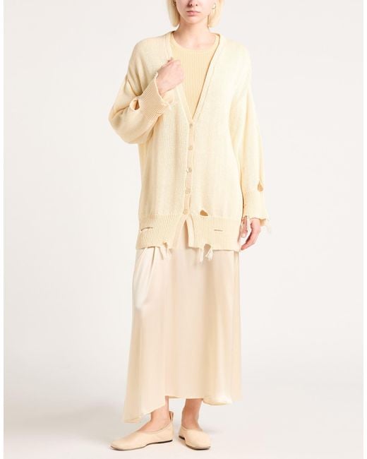Jucca Natural Cream Cardigan Cotton