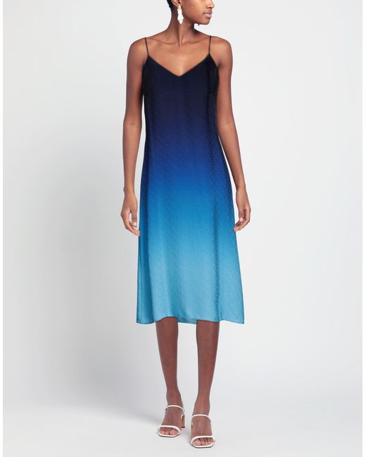 Casablancabrand Blue Midi Dress